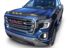 Load image into Gallery viewer, AVS 19-22 GMC Sierra 1500 Aeroskin Low Profile Hood Shield w/ Lights - Black