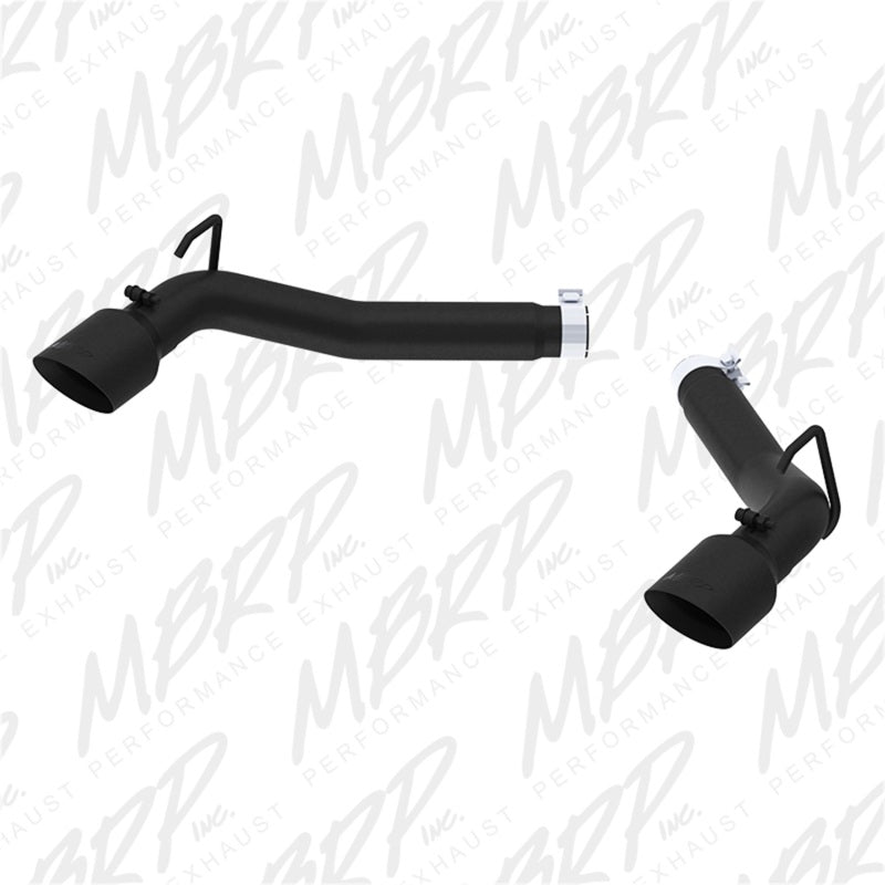 MBRP 2010-2015 Chevrolet Camaro V8 6.2L 3in Black Coated Axle Back Muffler Delete