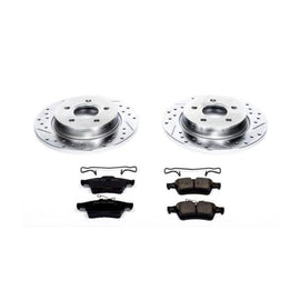Power Stop 12-18 Ford Focus Rear Z23 Evolution Sport Brake Kit - Corvette Realm