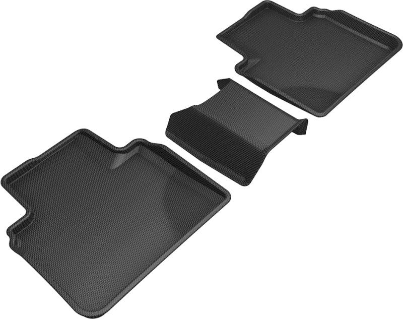 3D MAXpider 2018-2020 Honda Accord Kagu 2nd Row Floormats - Black - Corvette Realm