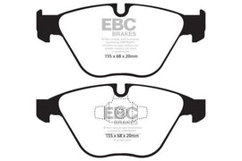 EBC 13+ BMW X1 2.0 Turbo (28i) Yellowstuff Front Brake Pads - Corvette Realm