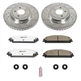 Power Stop 05-19 Chrysler 300 Front Z26 Street Warrior Brake Kit - Corvette Realm