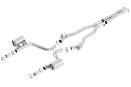 Borla 15-23 Dodge Challenger Hellcat 6.2L V8 ATAK w/ Valve Simulator CB Exhaust Factory Valance