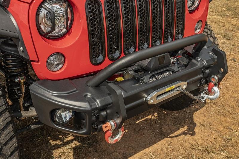 Rugged Ridge Arcus Front Bumper Set W/ Overrider 2018 Jeep Wrangler JK - Corvette Realm