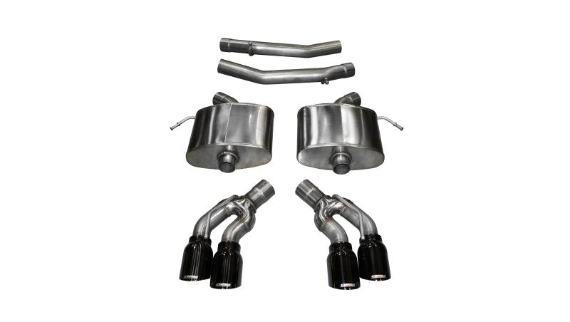 Corsa 2016 Cadillac CTS V 6.2L V8 2.75in Black Xtreme Axle-Back Exhaust - Corvette Realm