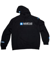 Load image into Gallery viewer, Sparco Swtshrt Hooded Www Blk Xxlrg