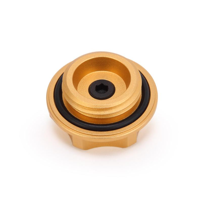 Mishimoto Subaru Oil FIller Cap - Gold - Corvette Realm