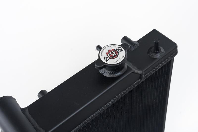 CSF 08-21 Subaru WRX/STI 2-Row 42mm Race-Spec All Aluminum Radiator - Black - Corvette Realm