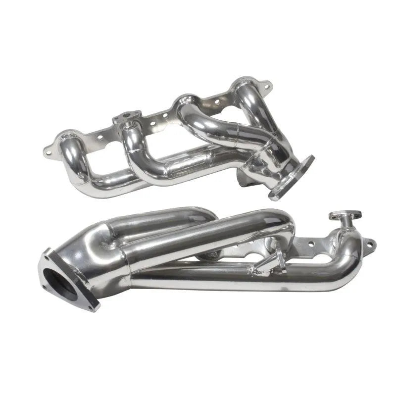 BBK 99-04 GM Truck SUV 4.8 5.3 Shorty Tuned Length Exhaust Headers - 1-3/4 Silver Ceramic - Corvette Realm