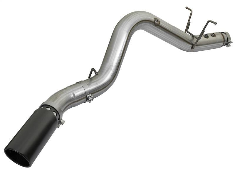 aFe LARGE BORE HD 5in 409-SS DPF-Back Exhaust w/Black Tip 2017 GM Duramax V8-6.6L (td) L5P - Corvette Realm