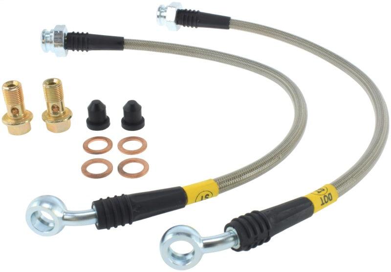 StopTech 09+ Nissan GTR Stainless Steel Rear Brake Lines - Corvette Realm