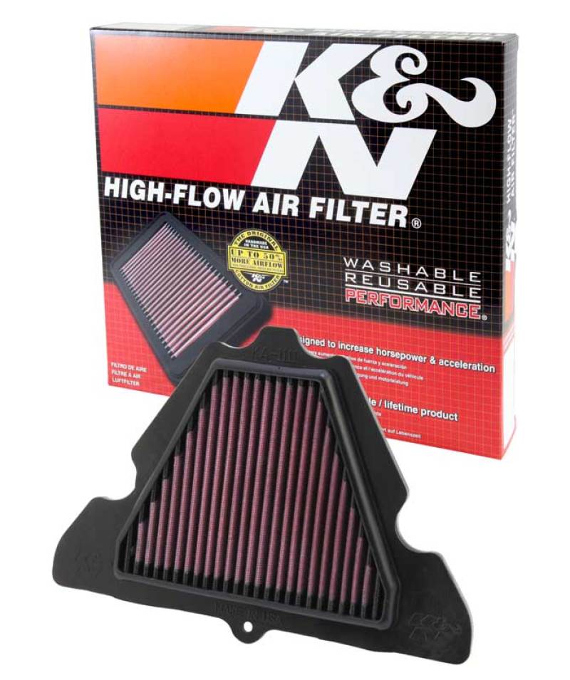 K&N 11-13 Kawasaki Z1000 1000/ ZX1000 Ninja / 11-12 Z1000 SX / 12 Versys 1000 Replacement Air Filter