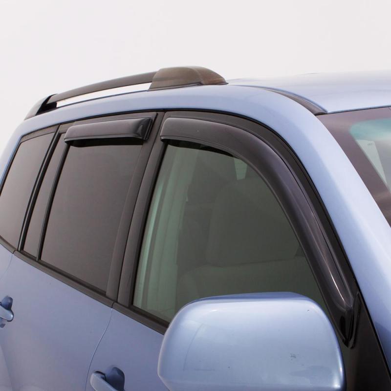 AVS 07-18 Jeep Patriot Ventvisor Outside Mount Window Deflectors 4pc - Smoke