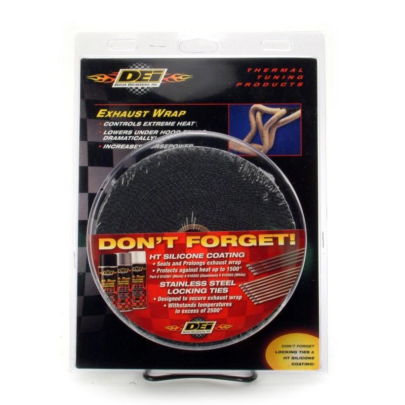 DEI Exhaust Wrap 2in x 50ft - Black - Corvette Realm