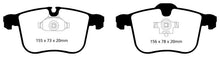 Load image into Gallery viewer, EBC 06-11 Saab 9-3 2.0 Turbo (Aero) Redstuff Front Brake Pads - Corvette Realm