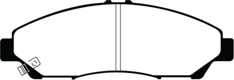 EBC 07-13 Acura MDX 3.7 Yellowstuff Front Brake Pads - Corvette Realm