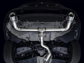 AWE 19-23 BMW 330i / 21-23 BMW 430i Base G2X Track Edition Axle Back Exhaust - Chrome Silver - Corvette Realm