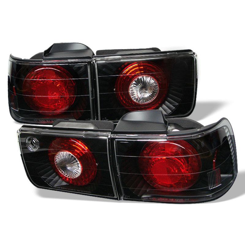 Spyder Honda Accord 92-93 4Dr Euro Style Tail Lights Black ALT-YD-HA92-4D-BK - Corvette Realm