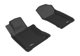 3D MAXpider 2017-2019 Infiniti Q60 Kagu 1st Row Floormat - Black - Corvette Realm