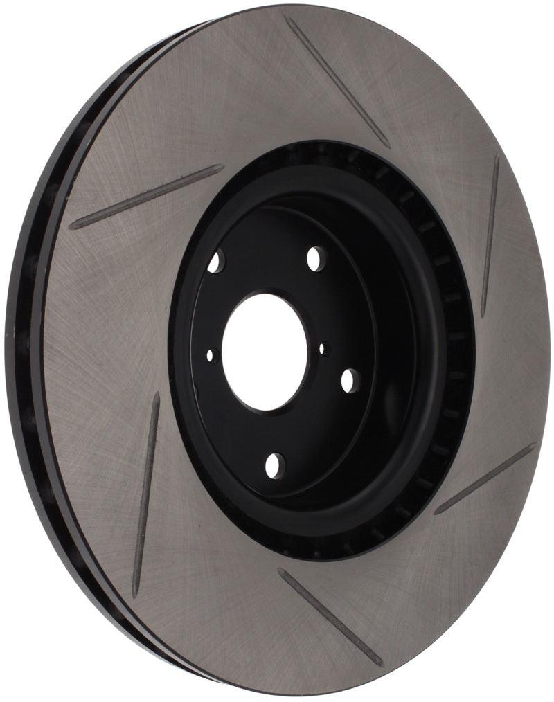 StopTech Power Slot 05-08 STi Front Right Slotted Rotor - Corvette Realm