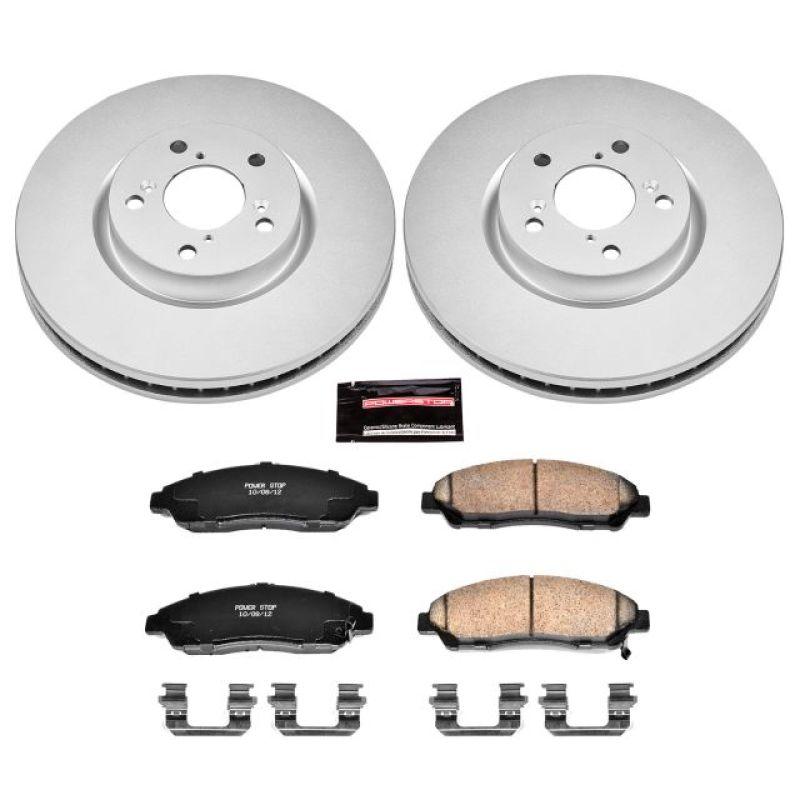 Power Stop 07-13 Acura MDX Front Z17 Evolution Geomet Coated Brake Kit - Corvette Realm