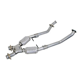 BBK 96-98 Mustang 4.6 GT High Flow X Pipe With Catalytic Converters - 2-1/2 - Corvette Realm