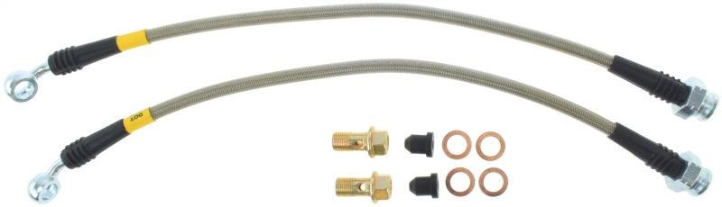 StopTech 09+ Nissan GTR Stainless Steel Rear Brake Lines - Corvette Realm