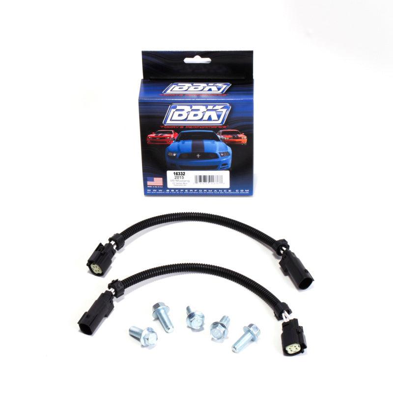 BBK 2015 Mustang GT V6 6-Pin Front O2 Sensor Wire Harness Extensions 12 (pair) And Bolt Kit - Corvette Realm