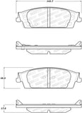 StopTech Street Brake Pads - Front/Rear