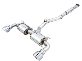 AWE Subaru BRZ/ Toyota GR86/ Toyota 86 Touring Edition Cat-Back Exhaust- Chrome Silver Tips - Corvette Realm