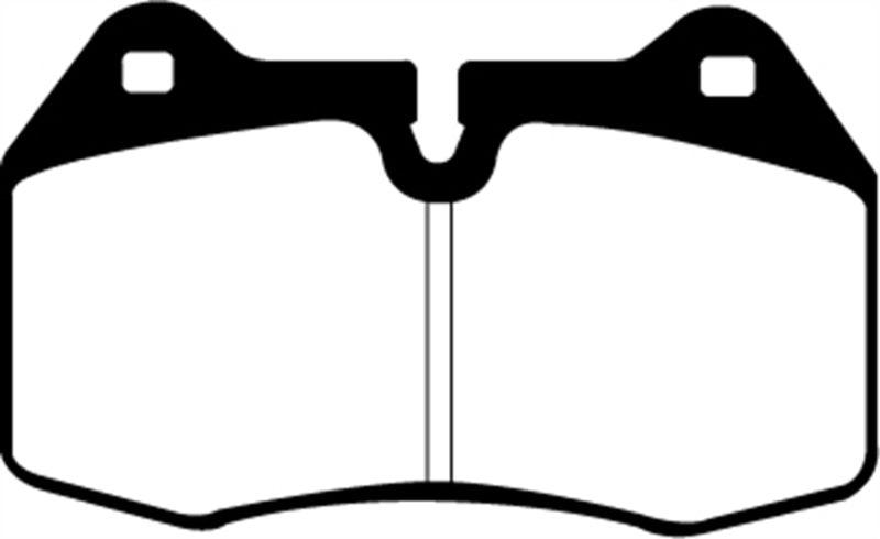 EBC 94-99 BMW M5 3.8 (E34) Redstuff Front Brake Pads - Corvette Realm