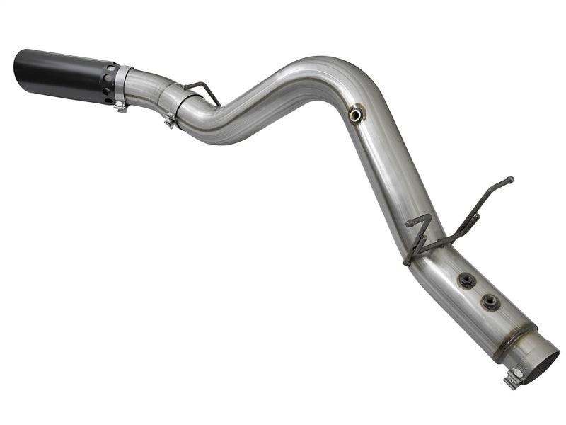 aFe LARGE BORE HD 5in 409-SS DPF-Back Exhaust w/Black Tip 2017 GM Duramax V8-6.6L (td) L5P - Corvette Realm