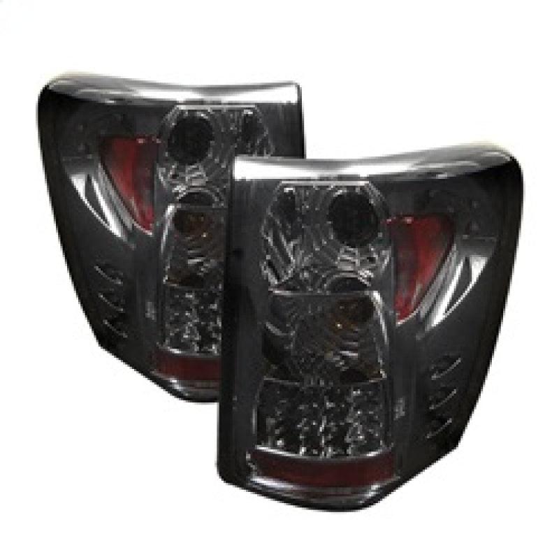 Spyder Jeep Grand Cherokee 99-04 LED Tail Lights Version 2 Smoke ALT-YD-JGC99-LED-SM-G2 - Corvette Realm