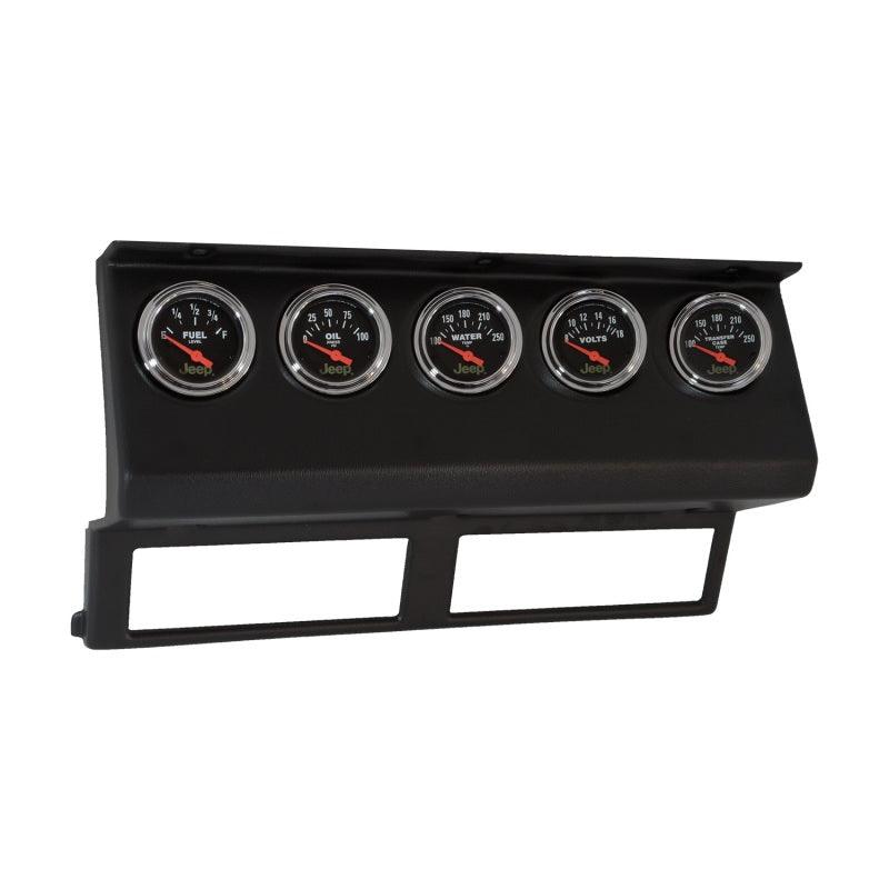 Autometer 87-96 Jeep Wrangler YJ 7pc Direct-Fit Dash Gauge Kit - Corvette Realm