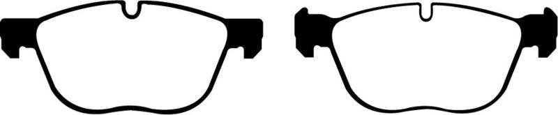 EBC 07-10 BMW X5 3.0 Redstuff Front Brake Pads - Corvette Realm