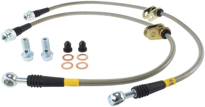 StopTech 00-05 Honda S2000 Front SS Brake Lines - Corvette Realm