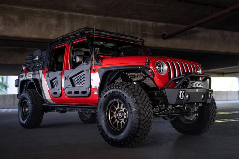 DV8 Offroad 18-22 Jeep Wrangler JL/JT Spec Series Half Doors - Front Set - Corvette Realm