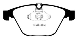 EBC 08-10 BMW M3 4.0 (E90) Bluestuff Front Brake Pads - Corvette Realm