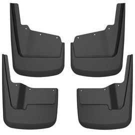 Husky Liners 20-23 GMC Sierra 2500/3500 HD (Excl. Dually) Front & Rear Mud Guards - Black - Corvette Realm
