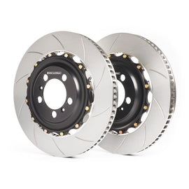 GiroDisc 2011 BMW 1M Coupe E82 Slotted Front Rotors - Corvette Realm