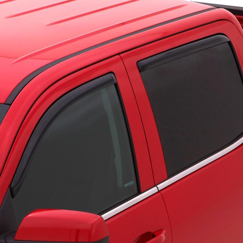 AVS 07-14 Ford Edge Ventvisor In-Channel Front & Rear Window Deflectors 4pc - Smoke