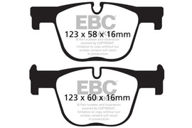 EBC 2017+ BMW 430 Coupe/Gran Coupe (F32/F33/F36) Bluestuff Rear Brake Pads - Corvette Realm