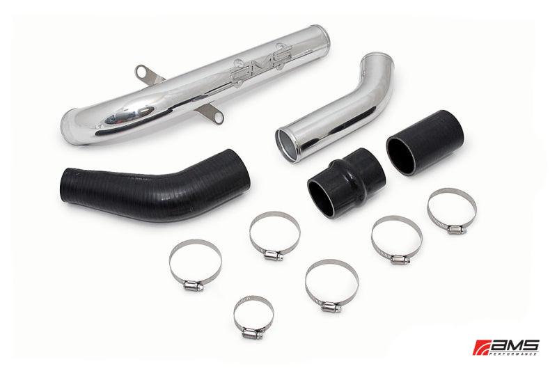 AMS Performance 08-15 Mitsubishi EVO X Upper I/C Pipe - Polished - Corvette Realm