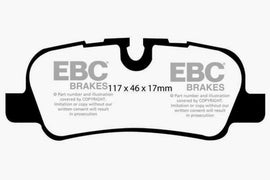 EBC 05-10 Land Rover LR3 4.4 Greenstuff Rear Brake Pads - Corvette Realm
