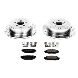 Power Stop 13-16 Subaru BRZ Rear Z23 Evolution Sport Brake Kit - Corvette Realm