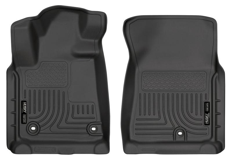 Husky Liners 12-13 Toyota Tundra Weatherbeater Black Front Floor Liners - Corvette Realm