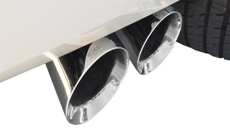 Corsa Cat Back Exhaust, Sport, 3in, Single Side Twin Polished 4in Tips, 2015 Chevy Tahoe/GMC Yukon - Corvette Realm
