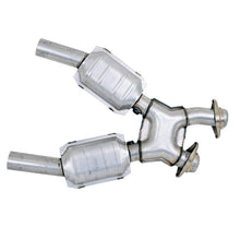 Load image into Gallery viewer, BBK 99-04 Mustang 4.6 GT / Cobra High Flow X Pipe With Catalytic Converters - 2-1/2 - Corvette Realm