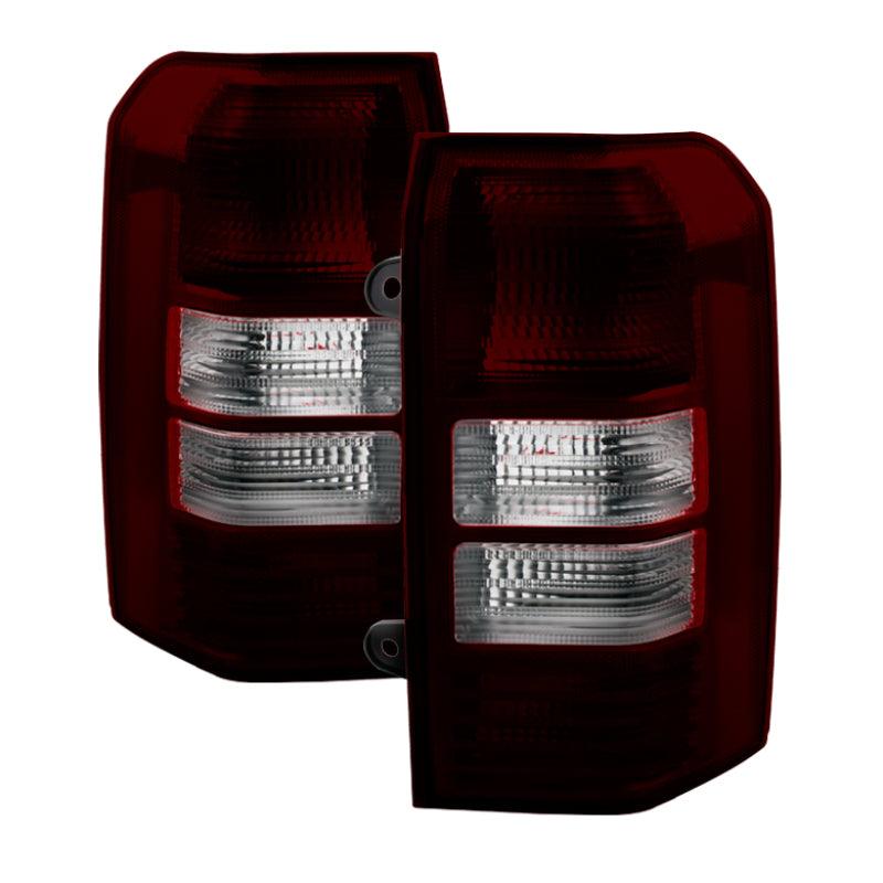 Xtune Jeep Patriot 08-13 OEM Tail Lights -Red Smoked ALT-JH-JPA08-OE-RSM - Corvette Realm