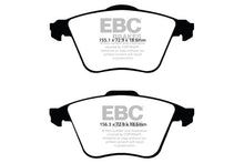 Load image into Gallery viewer, EBC 07-13 Mazda 3 2.3 Turbo Redstuff Front Brake Pads - Corvette Realm